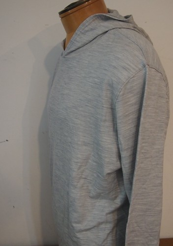 Felpa con cappuccio Peter Millar Crown artigianale Excursist Flex misto lana nuova con etichette XL $200 grigia - Foto 10 di 11