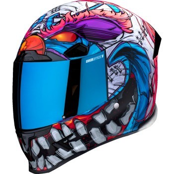 Icon Airframe Pro Helmet Full Face - Krazy Klown 2 Pink - Adult Size Medium