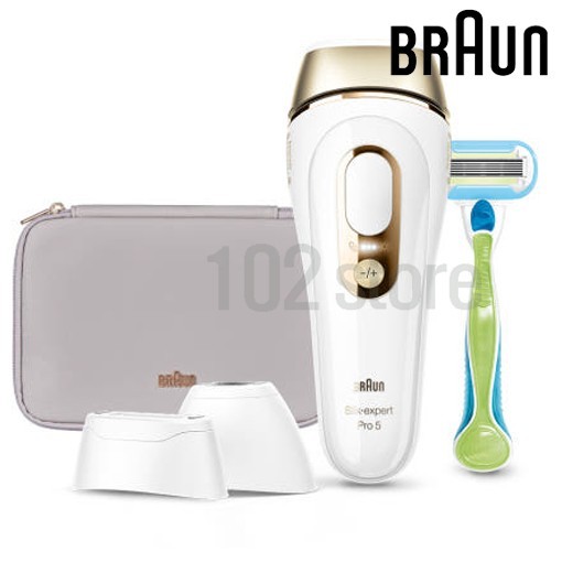 BRAUN　silk-expert Pro5 Braun Silk-expert Pro 5 PL5257 IPL Hair Removal System White