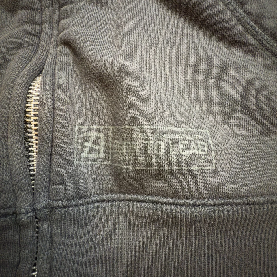 Sudadera con Capucha Nike Born To Lead 09 Niños Cremallera Completa Negra Naranja Detalle Gráfico Talla L Foto 2 de 4