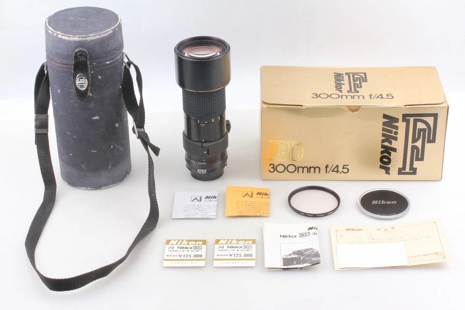 [MINT / Case & Box] Nikon Ai Nikkor 300mm f/4.5 ED MF Lens  From JAPAN - Image 2 of 4