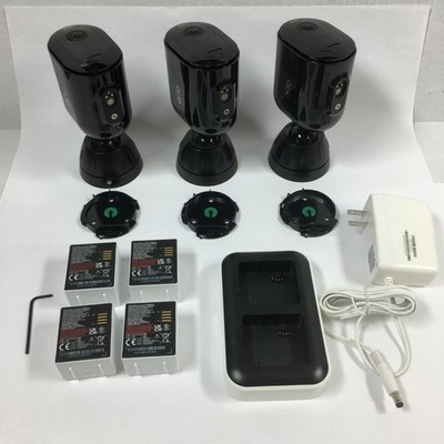 Arlo Pro 5S 2K Security Camera VMC4060P  Black (SET of 3 Cameras) Good