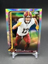 2025 Topps Chrome Luke McCaffrey #298 Refractor Commanders
