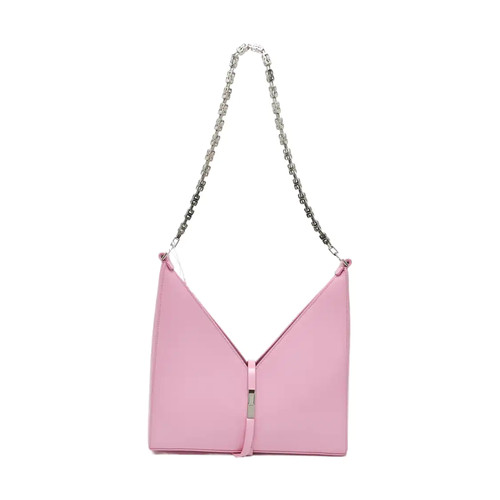 【Authentic】 GIVENCHY Cut-Out Pink Leather Handbags (DDP)