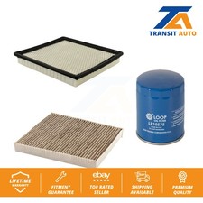 Air Cabin Engine Oil Filters (3 Total) Kit For Chevrolet Impala Cadillac