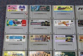 WHOLESALE LOT 24 Nintendo Super Famicom Games SFC Japan Import SNES UNTESTED #8