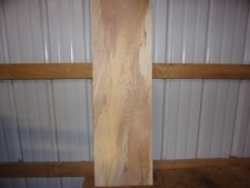 RUSTIC HICKORY LUMBER WOOD KILN DRIED BOARD 38 5/8"X 12 1/8"X 7/8" F146F WIDE