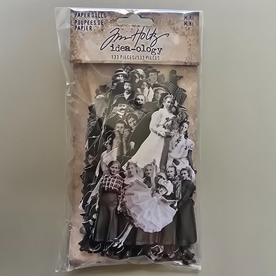 Tim Holtz idea-ology Paper Dolls Mini TH94235 Clipped Vintage Portraits 133 Teile