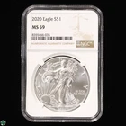 2020 American Silver Eagle NGC MS 69