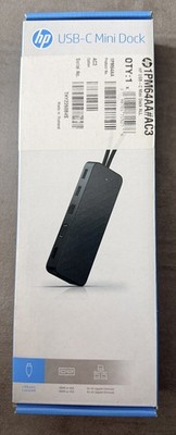 HP USB C Mini Dock   Modell 1PM64AA   NEU + OVP Original Dockingstation 