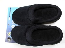ISOTONER Microterry Pillowstep Slippers Size XS 5.5-6 Black Retail 30
