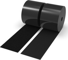 Self-Adhesive Hook and Loop Tape - 15Ft X 2 Inch Wide - Heavy Duty Sticky Back T