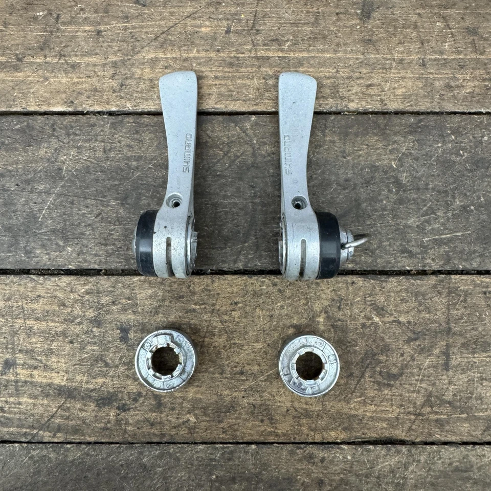 Juego de cambios de tubo descendente Shimano SL-S434 de acción ligera 6 velocidades SIS 6s vintage Foto 3 de 4