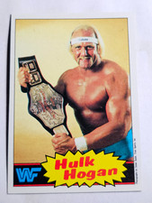 RARE 1985 WWF Wrestling #1 HULK HOGAN WWF CHAMPION  Pulled From Sealed Pack