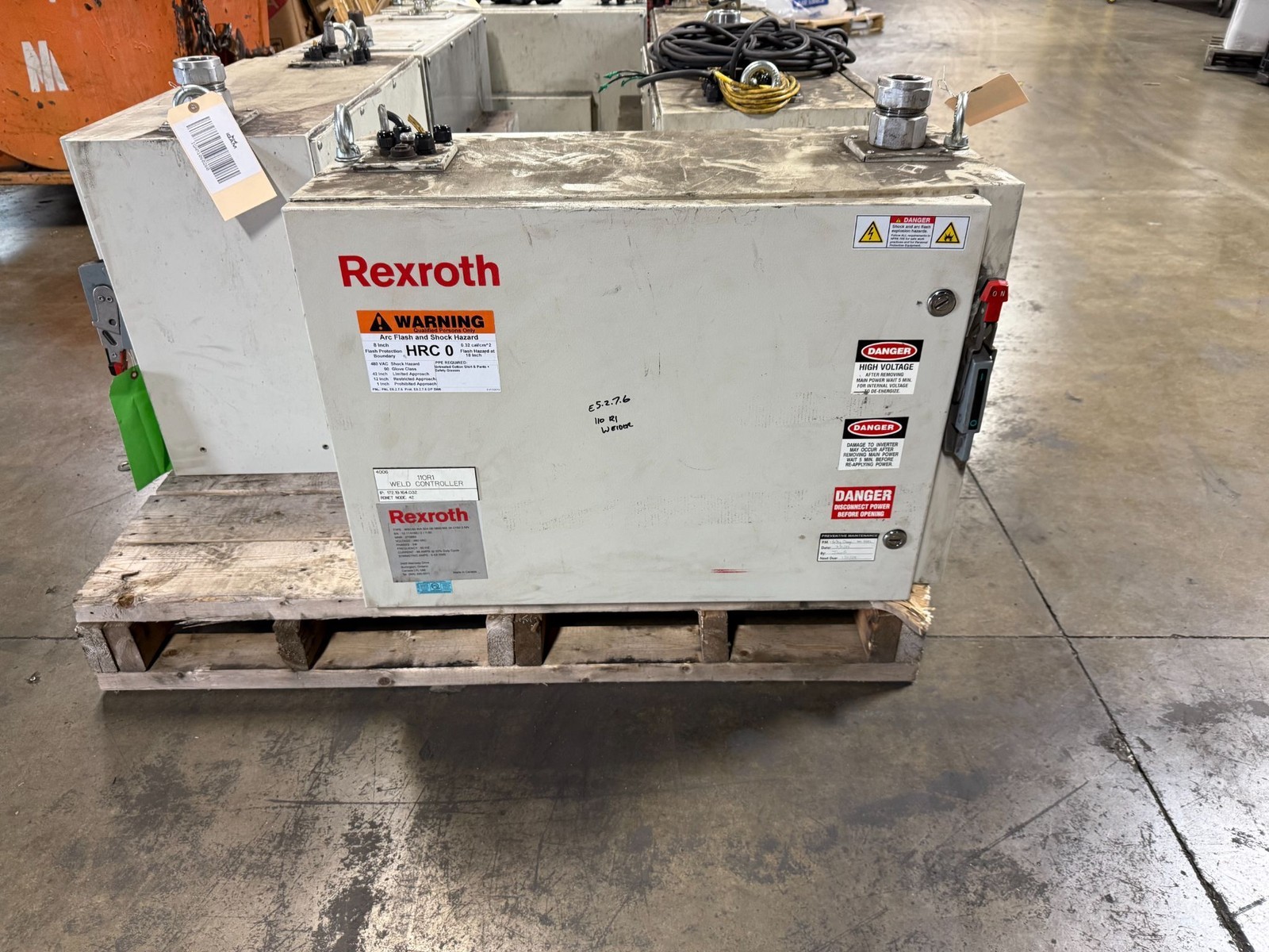 BOSCH REXROTH WSC60 WA 504 08 0800 MA 34 0100 3 NN Weld Controller USED