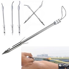 6Pcs Shooting Fish Broadheads Fishing Arrow for Hunting Slingshot Steel Darts