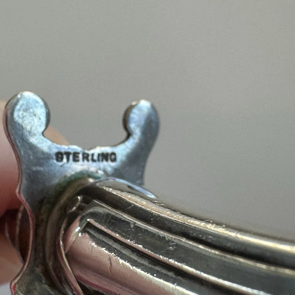 Juego de talla de carne de plata esterlina Monticello by Lunt 2 piezas con acero inoxidable 9 1/2" Foto 4 de 4