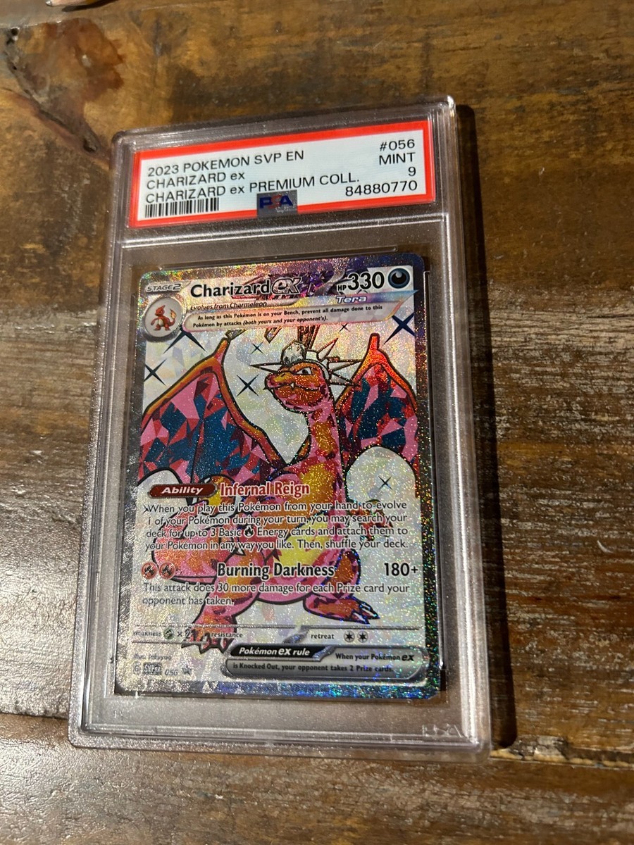 POKEMON 2023 CHARIZARD EX Premium Collection #056 PSA 9 Mint SVP