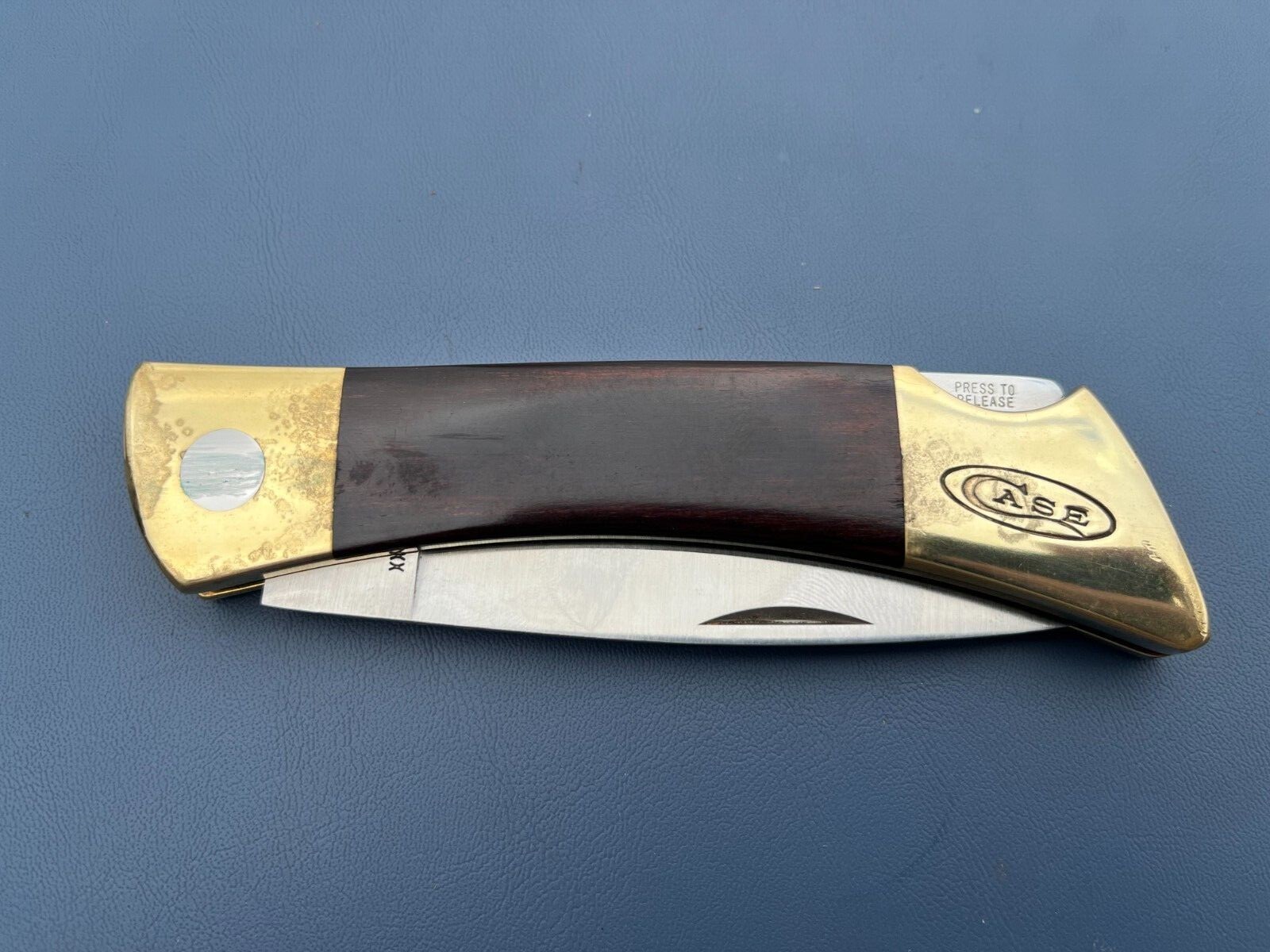 Vintage Case XX 1987 XXChanger folding knife with original leather