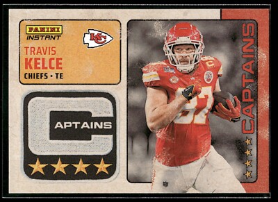 2024 Panini Instant Travis Kelce CAPTAINS 1/351 SP Kansas City Chiefs #CAP-36  