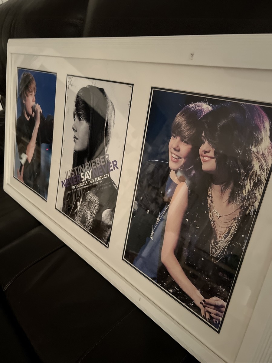 justin bieber サイン入り写真 Justin Bieber Signed Autographed.never Say Never Pictured.40