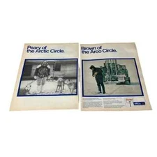 1970 Sinclair Arco Brown of the Arco Cir Double Page Original Vintage Print Ad