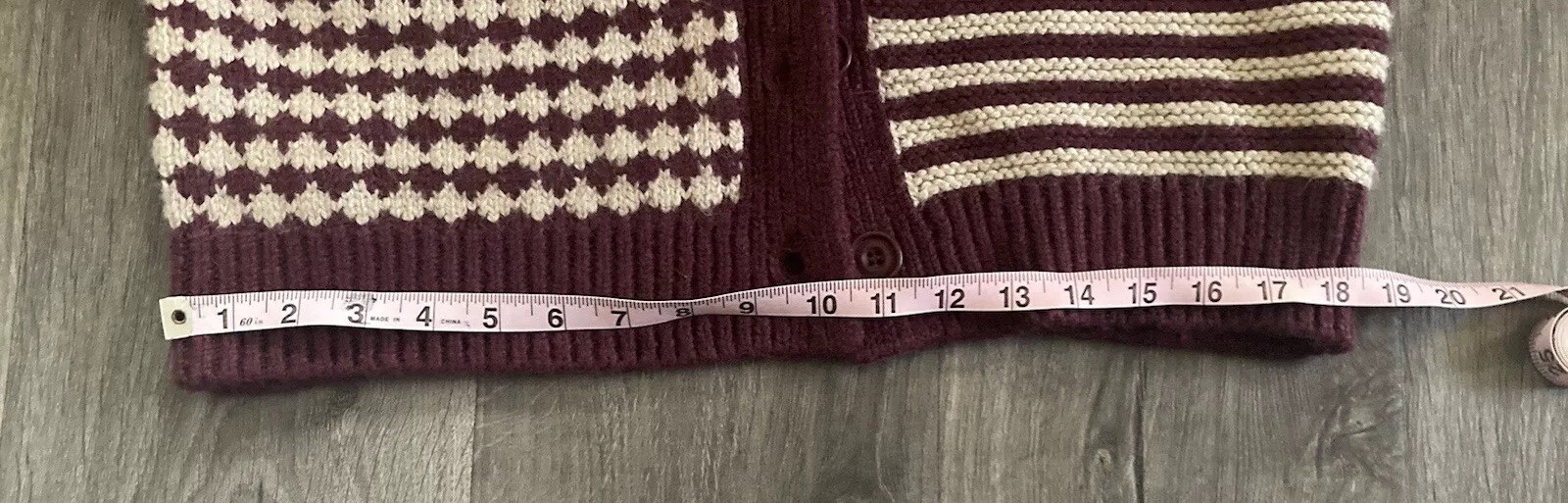 Forever 21 Multi-Pattern Women’s Red Cardigan L - image 7