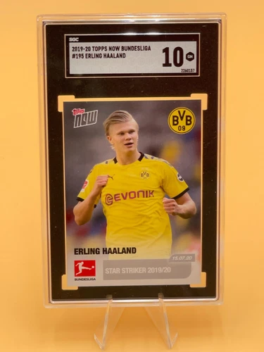 2019 | 2019-20 Topps Now Bundesliga | Erling Haaland #195 | SGC 10 | Mint