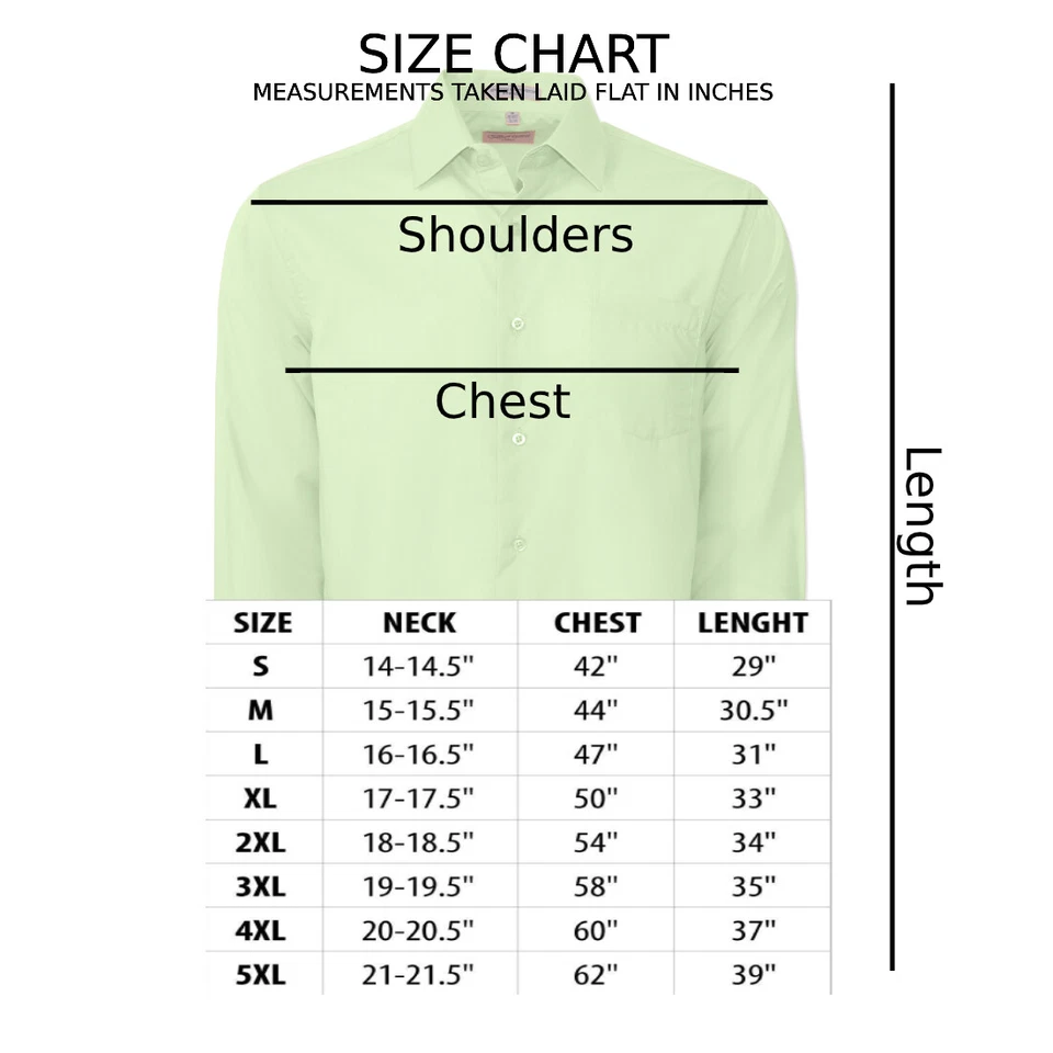 Men's Berlioni Long Sleeve Regular Fit Button Up Solid Dress Shirt - Image 2 of 2