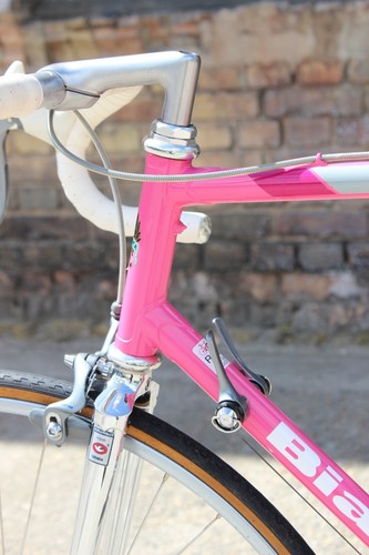 Bianchi "Rekord" Rennrad RH 58 Vintage Shimano 600 Columbus Stahl bike - Bild 4 von 19