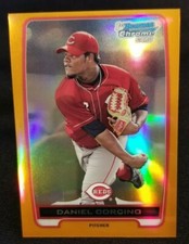 DANIEL CORCINO 2012 Bowman Chrome Prospects #BCP59 Orange Refractor RC #01/25