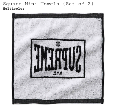 Buy Supreme Imabari Pocket Folding Towels 6 (set of 2) online | eBay