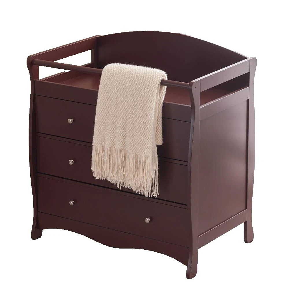 Mesas de cambio de color marrón