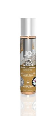 JO H2O Flavored Water-Based Lubricant 1oz Vanilla Cream - Personal Lube 