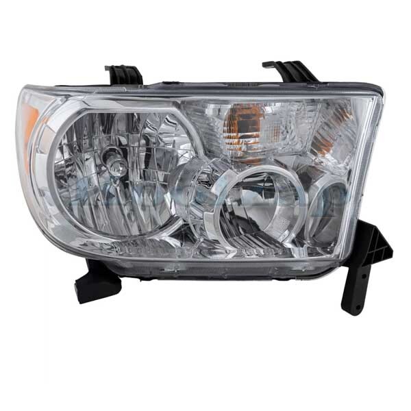 For 08-17 Sequoia, 07-13 Tundra Truck Front Headlight Headlamp w/Bulb Right Side
