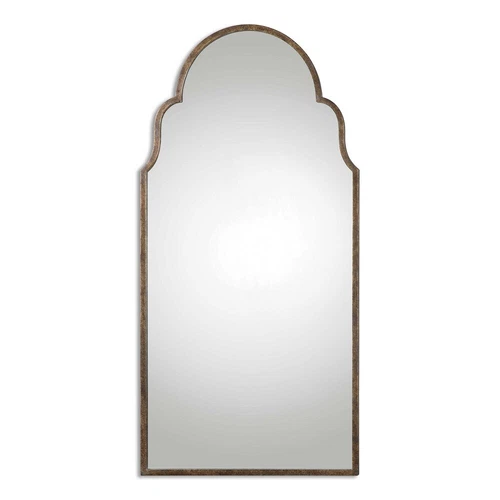 Brayden Tall Arched Mirror Hand Forged Metal Wall Mirror 60" ~ Uttermost 12905 - Picture 1 of 11