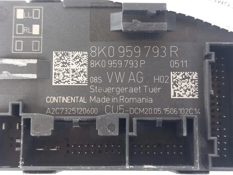 8K0959793R CENTRALINA COMFORT SX PORTA ANTERIORE AUDI A4 ALLROAD (8KH-B8) 2.0 TD - Immagine 3 di 3