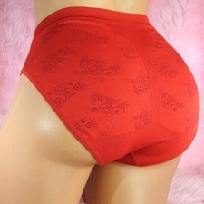 Nylon Truly UNISEX Soft Stretchy High Cut Briefs Panties Queen 6 Colors sz OS