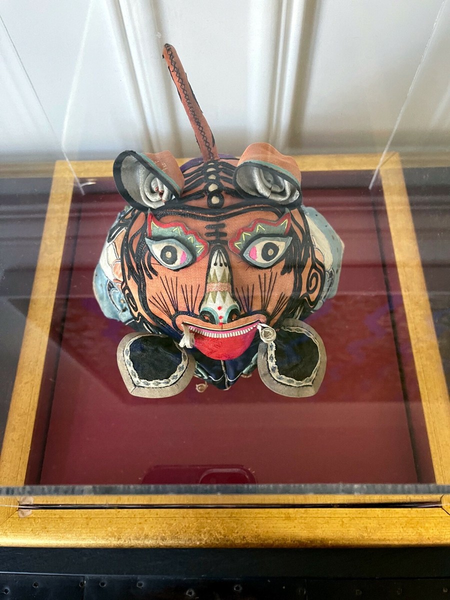 Framed Antique Chinese Child Tiger-Head Hat | eBay