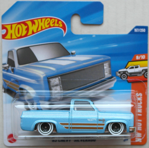 Hot Wheels 1983 Chevy Silverado Pickup Truck Hellblau Neu/Ovp Hw Mattel Blue ´83-image