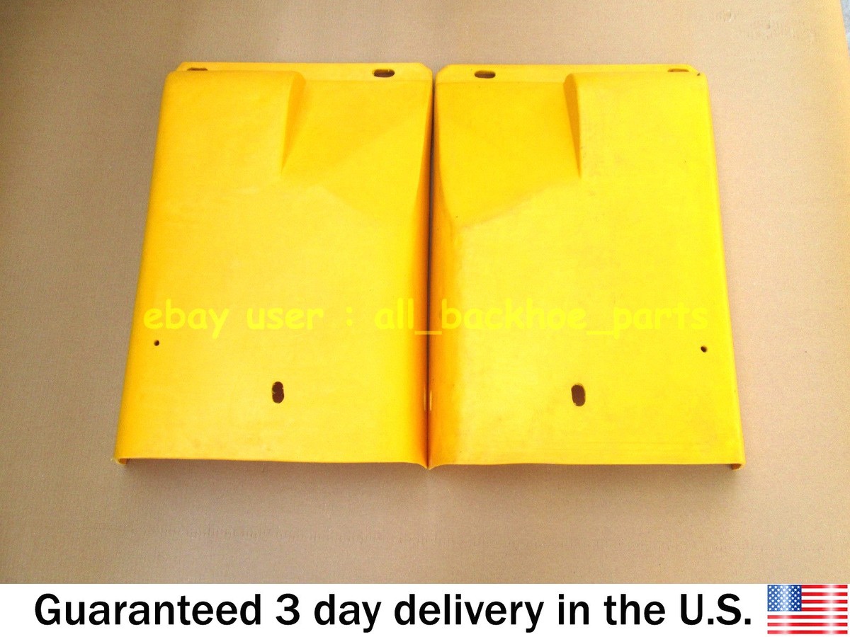 JCB BACKHOE - LEFT & RIGHT HAND STONE GUARD YELLOW ( 123/05549 123