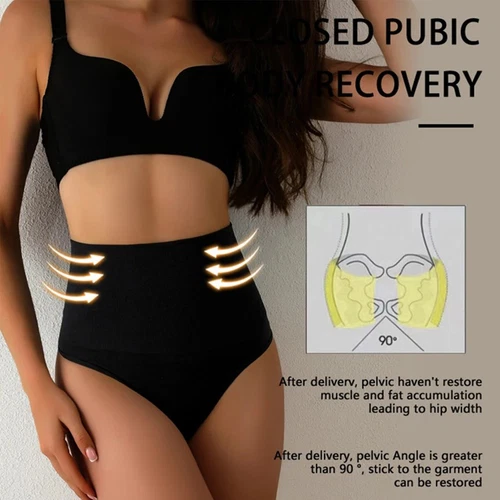 US Lady Slim Tummy Control Body Shaper High-Waist Trainer Thong Panty Shapewear - Zdjęcie 3 z 27