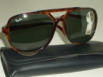VINTAGE B&L RAY BAN G15 CRYSTAL TORT TIMBERLINE II TRADITIONALS