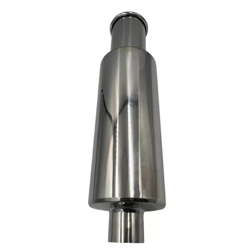Spoon Sport Universal SINGLE EXHAUST MUFFLER 2" inlet Out 3" SUS304 Steel - Picture 6 of 14
