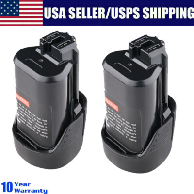 2 Pack 4Ah 12V Battery For Bosch BAT411 BAT411A BAT412A GDR GSR GOP PS40 Tool