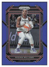 RIQUNA WILLIAMS 2023 Panini WNBA Prizm /175 Prizms Blue #128 WNBA ID:81739