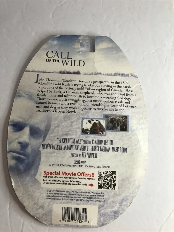 Call Of The Wild DVD (a Great Movie) - Image 4 of 4