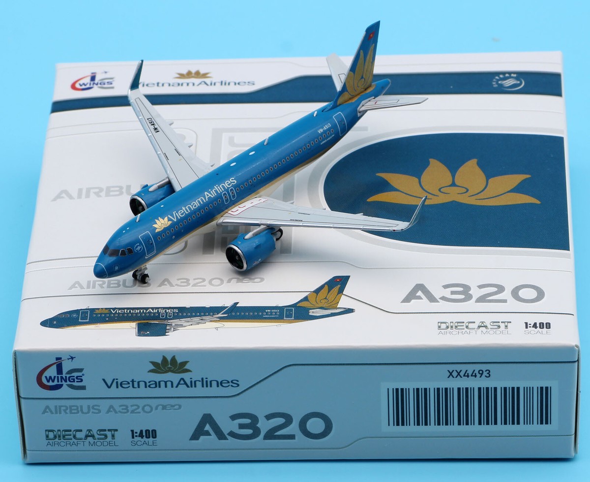 JC Wings 1:400 Vietnam Airlines Airbus A320 Diecast Aircraft