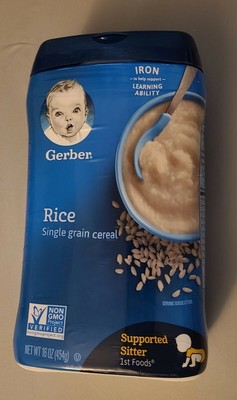 gerber baby rice cereal