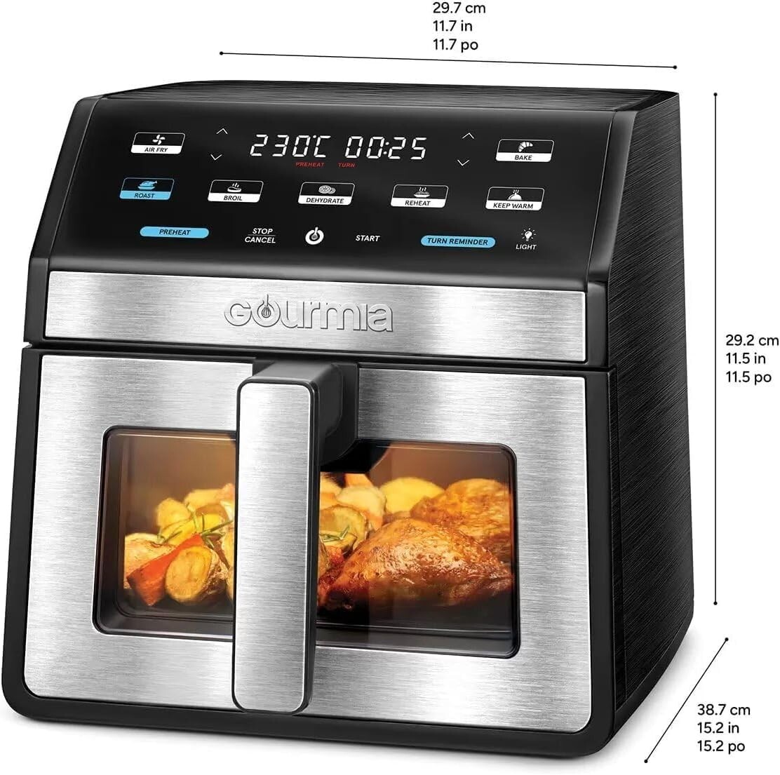 Gourmia GAF698 Digital Air Fryer Black for sale online